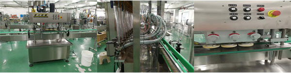 洗手液灌裝生產(chǎn)線細(xì)節(jié)