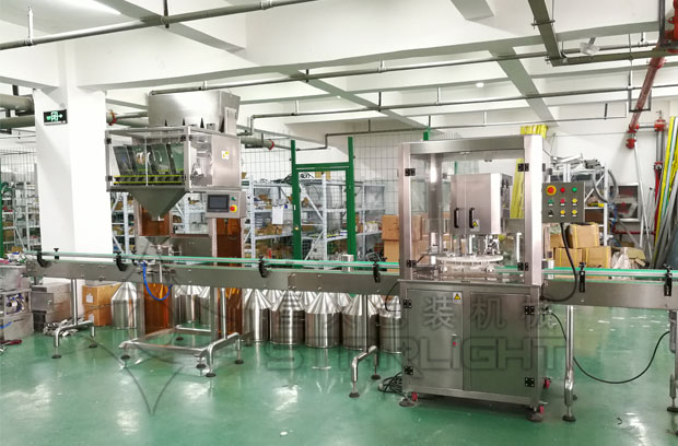 星火罐裝開心果灌裝機設備展示