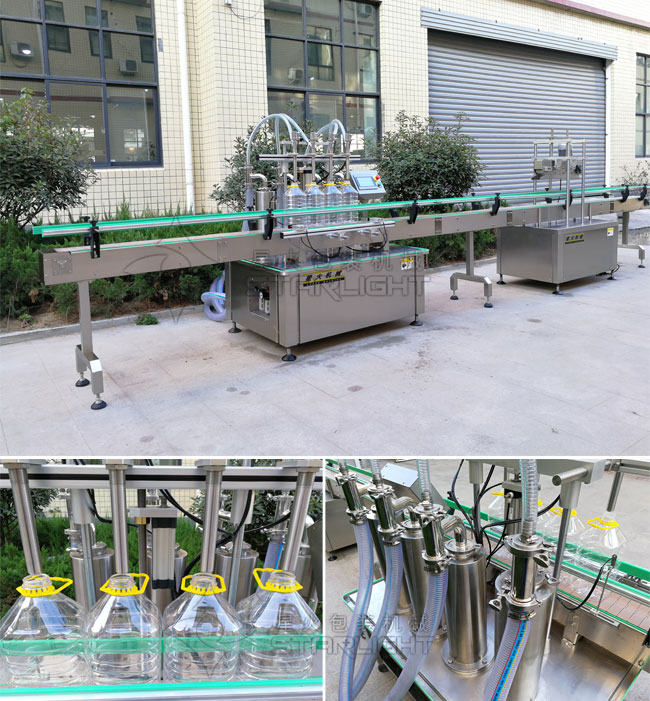 星火整套自動化色拉油生產線展示