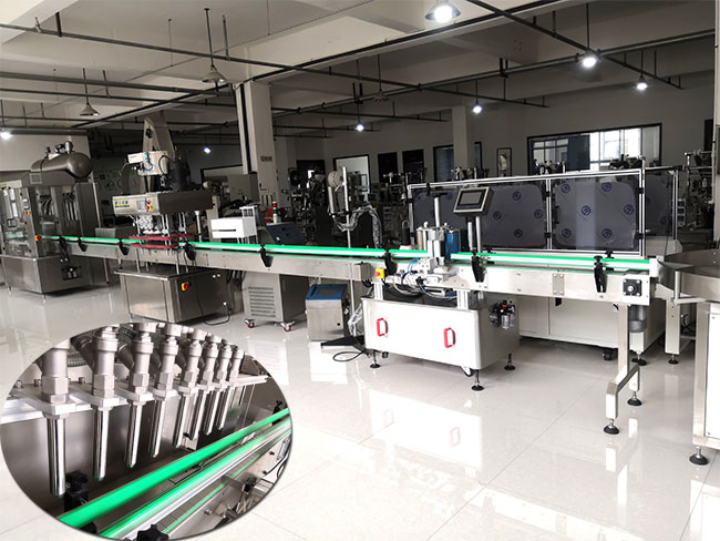 星火秋梨膏灌裝機生產線設備展示